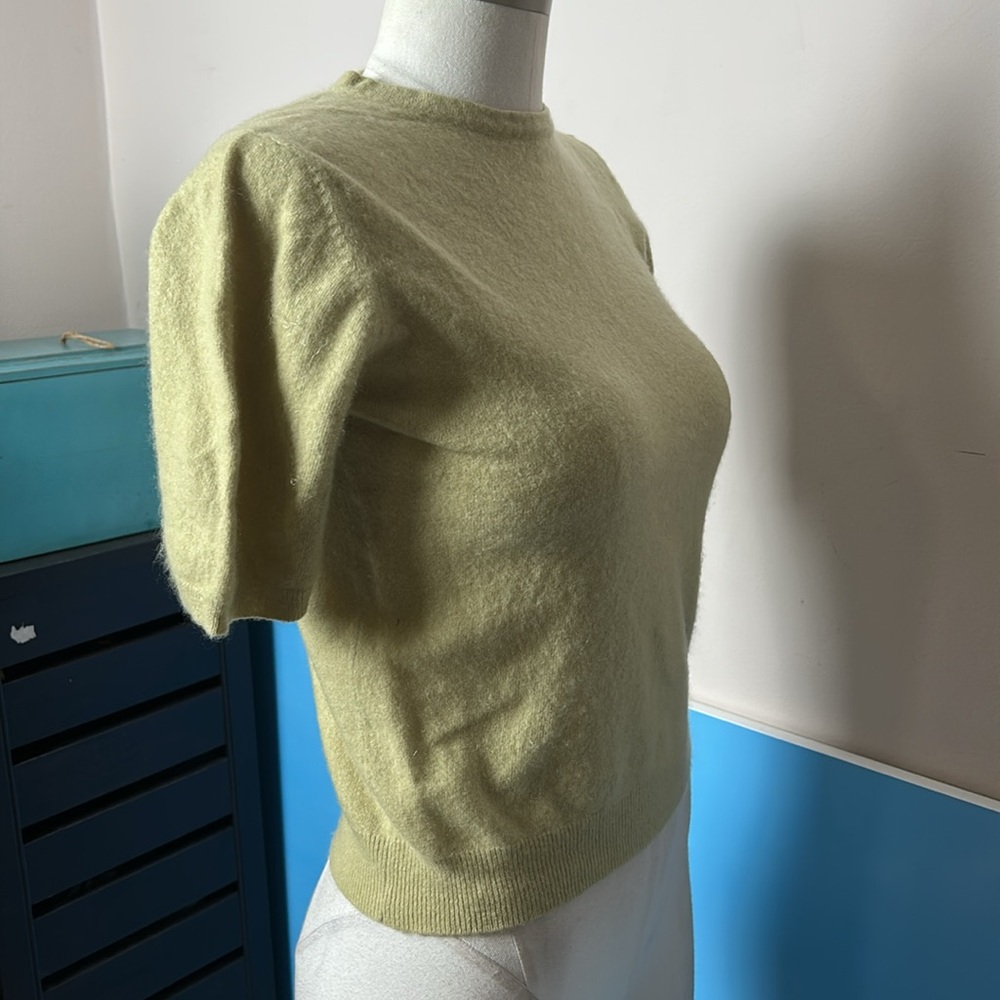 Sutton Studio Light Green Cashmere Twinset - Picture 10 of 15